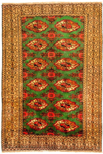 Turkaman tapijt 102x143cm - Perzisch tapijt