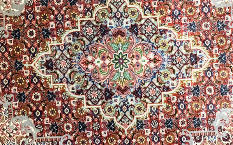 Perzisch tapijt - Bijar - Koninklijk - 296 x 210 cm - blauw