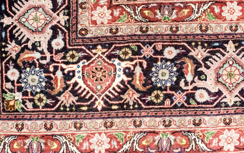 Perzisch tapijt - Bijar - Koninklijk - 296 x 210 cm - blauw