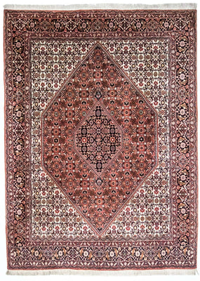 Perzisch tapijt - Bijar - 235 x 178 cm - licht rood