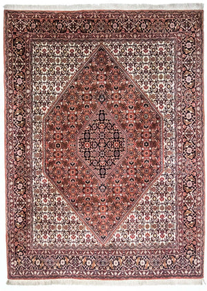 Perzisch tapijt - Bijar - 235 x 178 cm - licht rood
