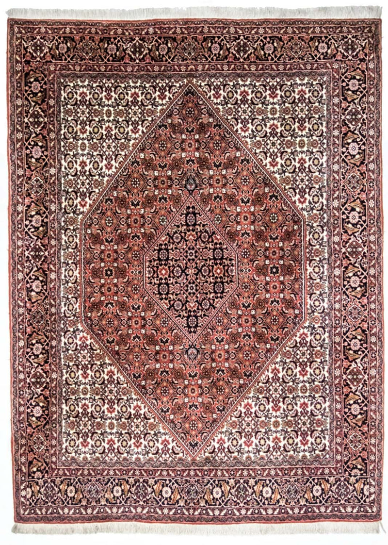 Perzisch tapijt - Bijar - 235 x 178 cm - licht rood