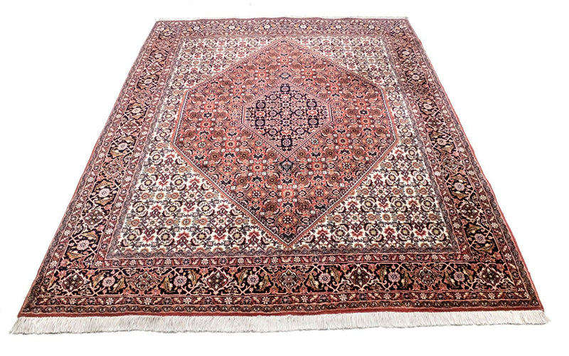 Perzisch tapijt - Bijar - 235 x 178 cm - licht rood