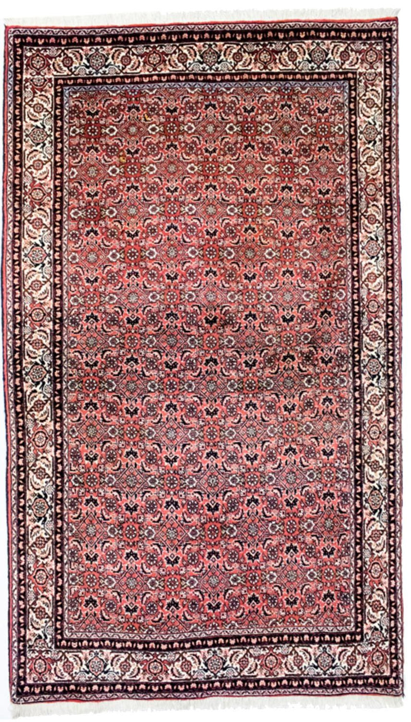 Perzisch tapijt - Bijar - 216 x 125 cm - licht rood