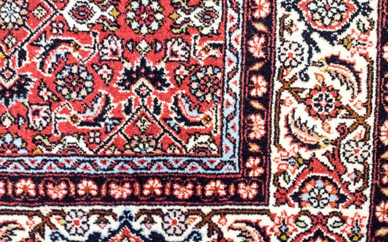 Perzisch tapijt - Bijar - 216 x 125 cm - licht rood