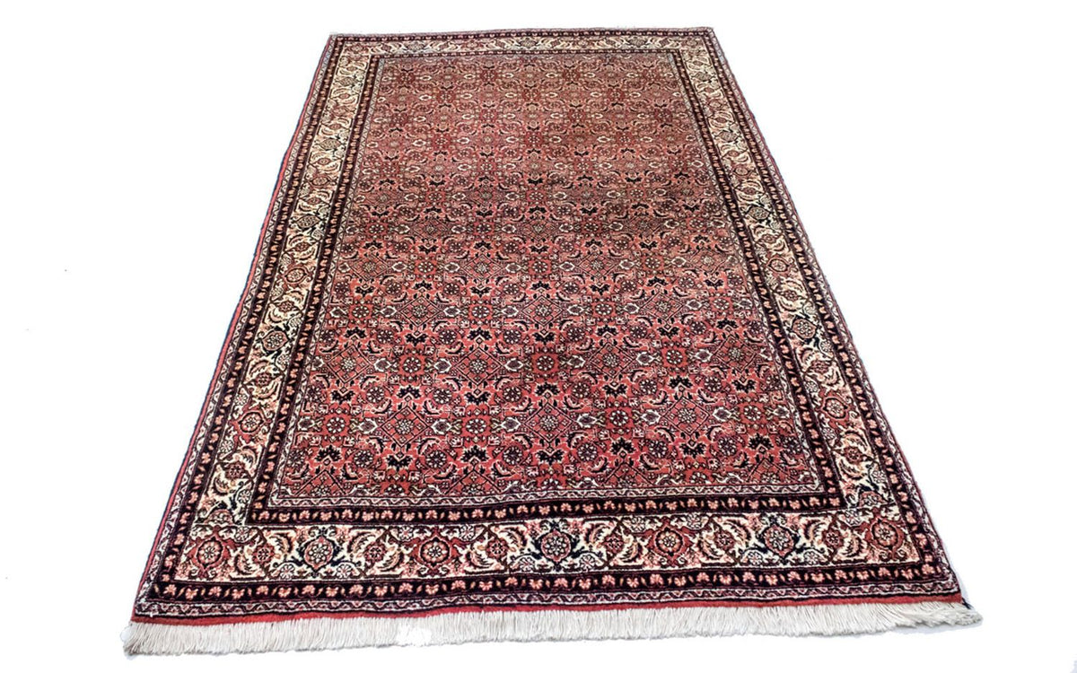 Perzisch tapijt - Bijar - 216 x 125 cm - licht rood