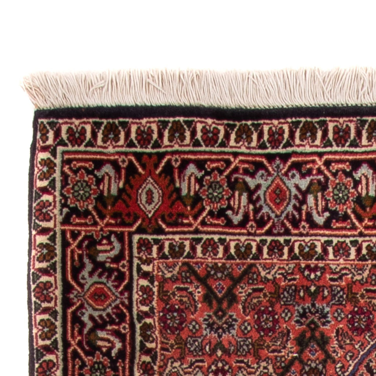 Loper Perzisch tapijt - Bijar - 205 x 76 cm - donkerblauw