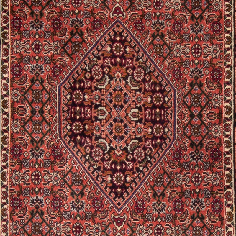 Loper Perzisch tapijt - Bijar - 205 x 76 cm - donkerblauw