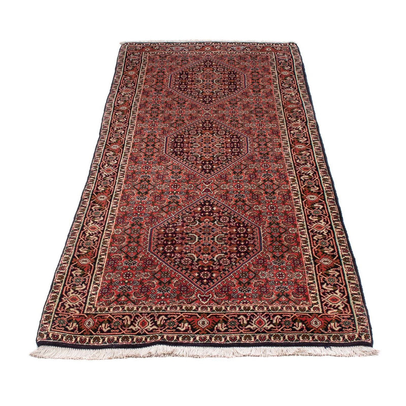 Loper Perzisch tapijt - Bijar - 205 x 76 cm - donkerblauw