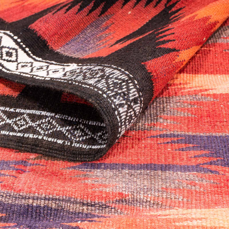 Loper Kelim tapijt - Oud - 365 x 148 cm - veelkleurig