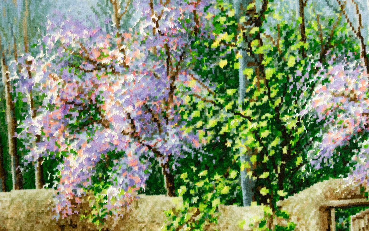 Afbeelding tapijt - 112 x 75 cm - veelkleurig