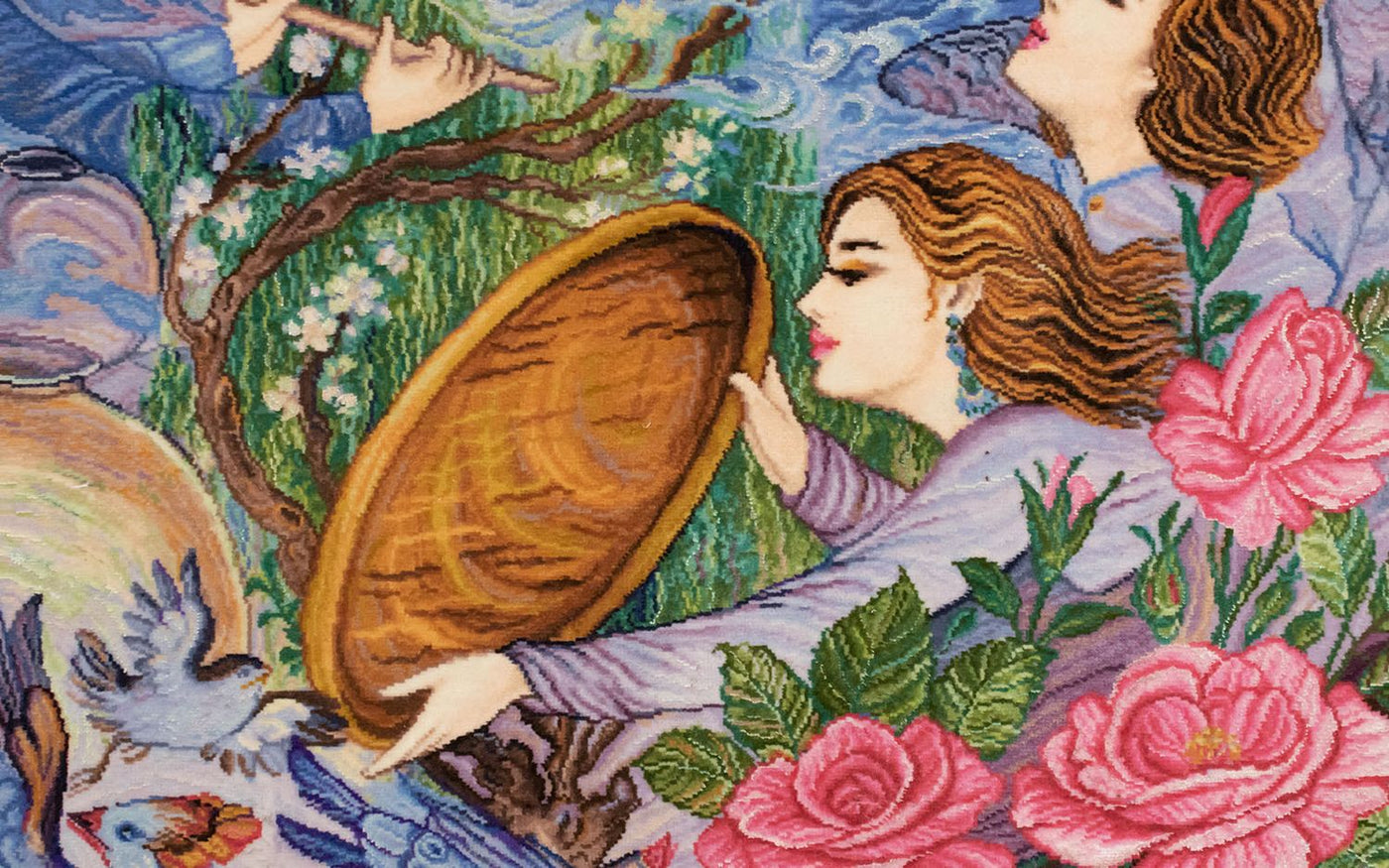 Afbeelding tapijt 103x70cm - Oosters Tapijt