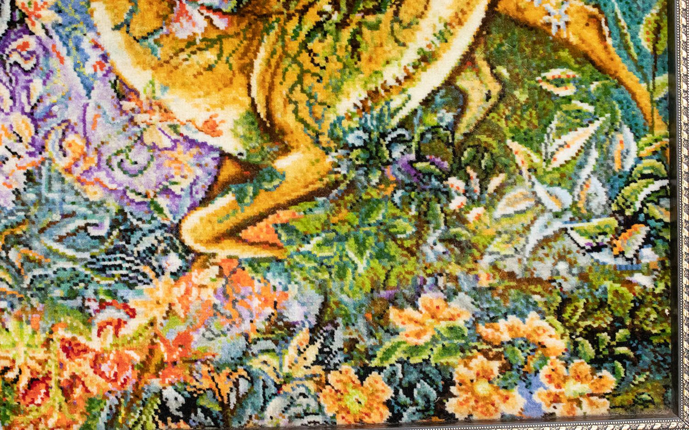 Bild-Teppich 95x90cm - Orientteppich
