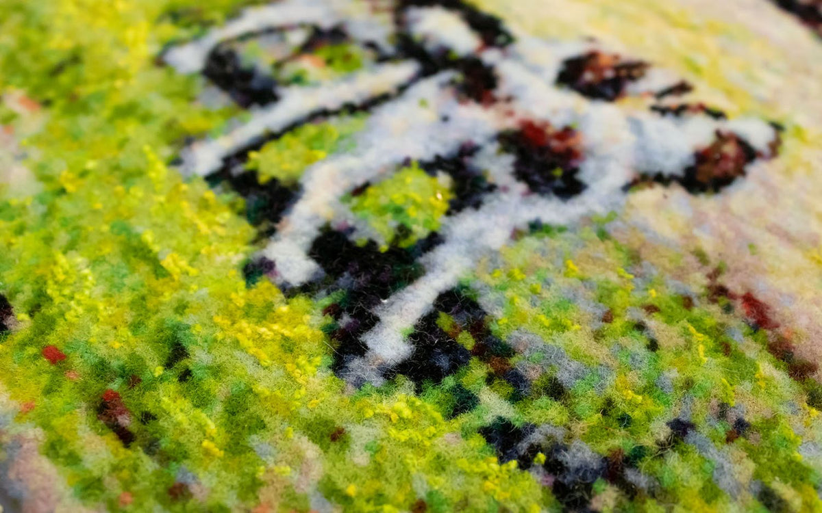 Bild-Teppich 98 x 78 cm Quadratischer Teppich