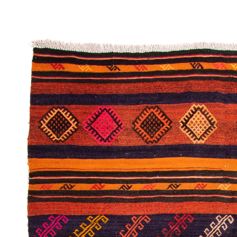 Loper Kelim tapijt - Oud - 340 x 170 cm - veelkleurig