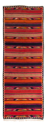Loper Kelim tapijt - Oud - 340 x 125 cm - veelkleurig
