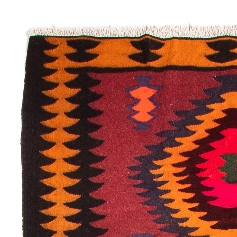 Loper Kelim tapijt - Oud - 350 x 130 cm - veelkleurig