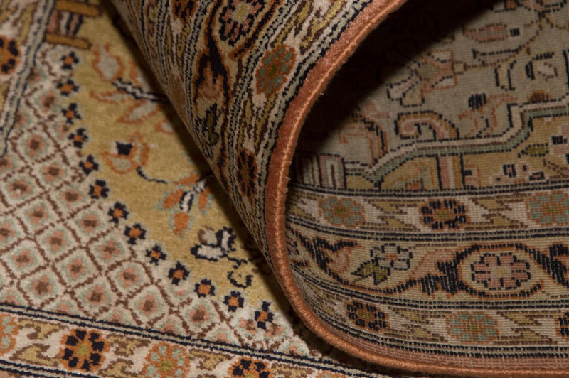Loper Zijden tapijt - Kashmir Silk - 316 x 77 cm - veelkleurig