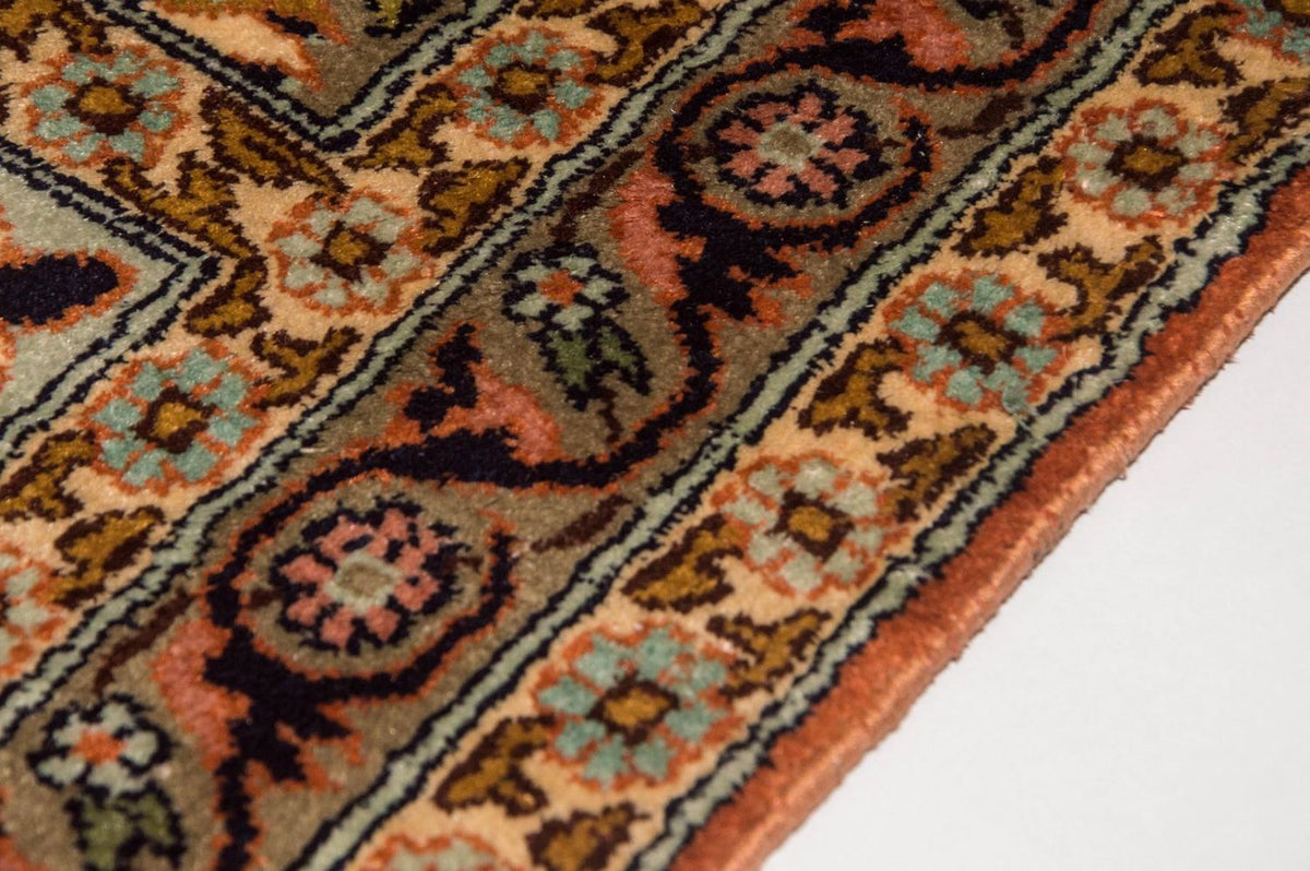 Loper Zijden tapijt - Kashmir Silk - 305 x 80 cm - veelkleurig