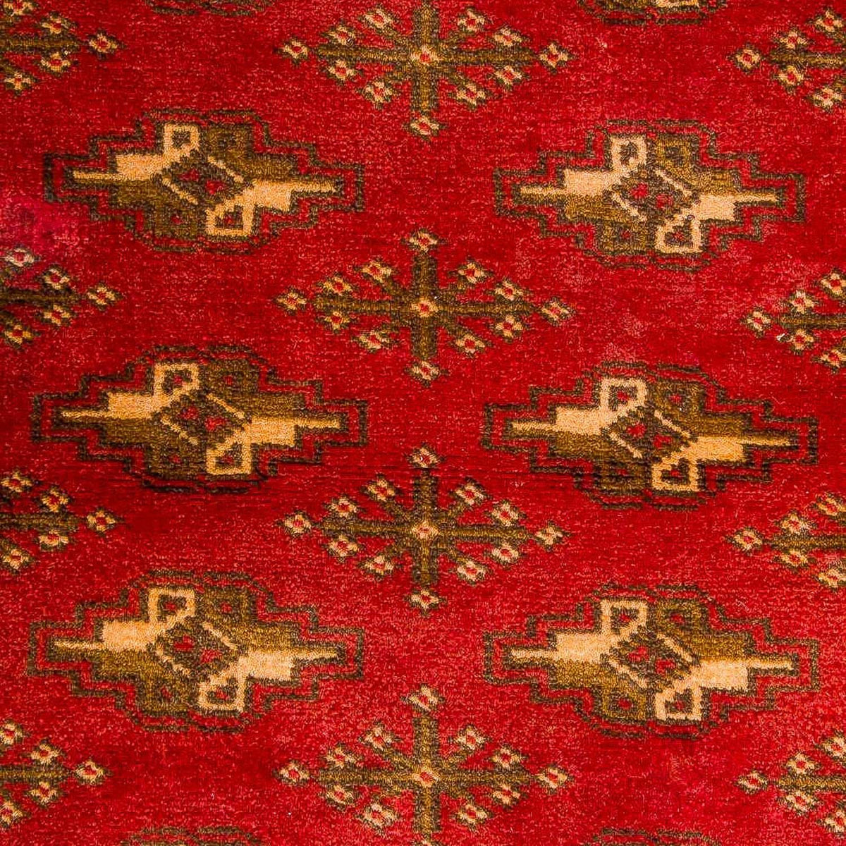 Turkaman tapijt - 123 x 95 cm - rood