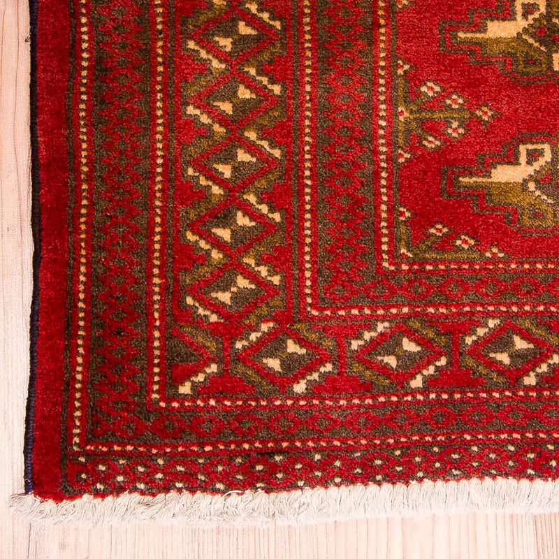 Turkaman tapijt - 123 x 95 cm - rood