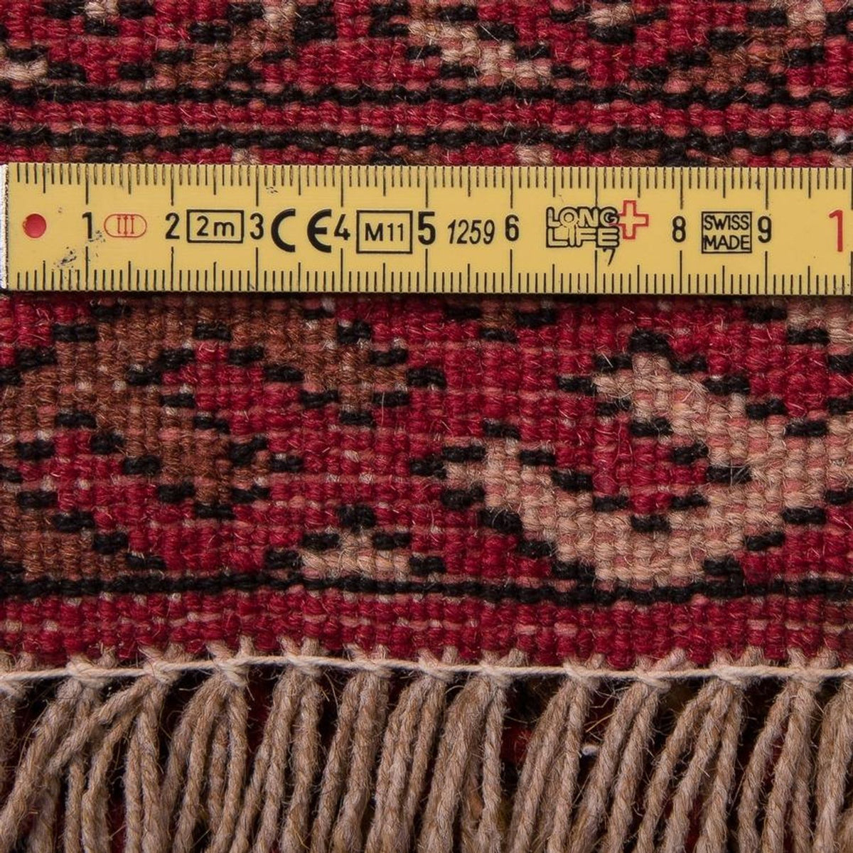 Turkaman tapijt - 134 x 99 cm - donkerblauw