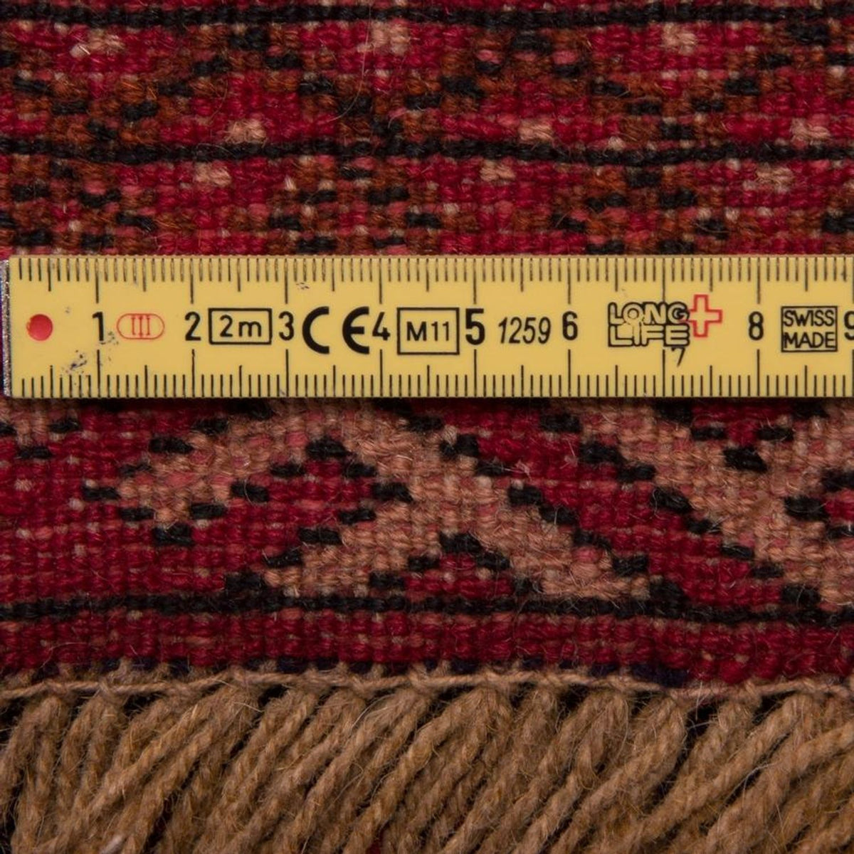 Turkaman tapijt - 135 x 103 cm - donkerblauw