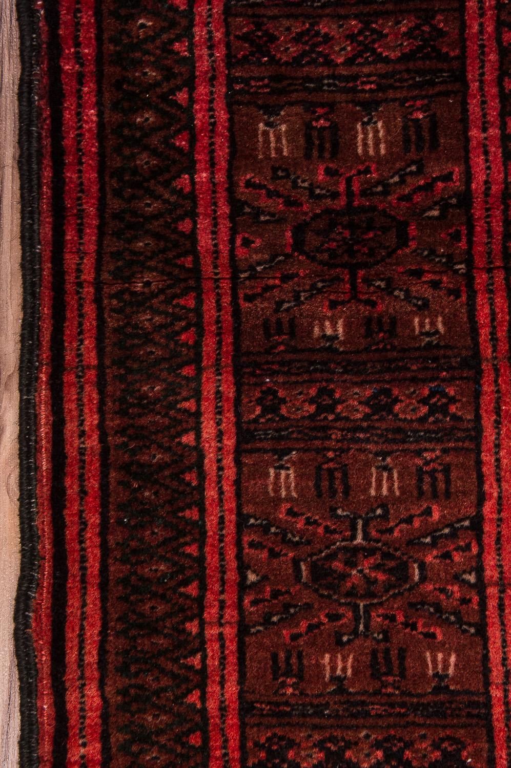 Turkaman tapijt - 142 x 92 cm - donkerblauw