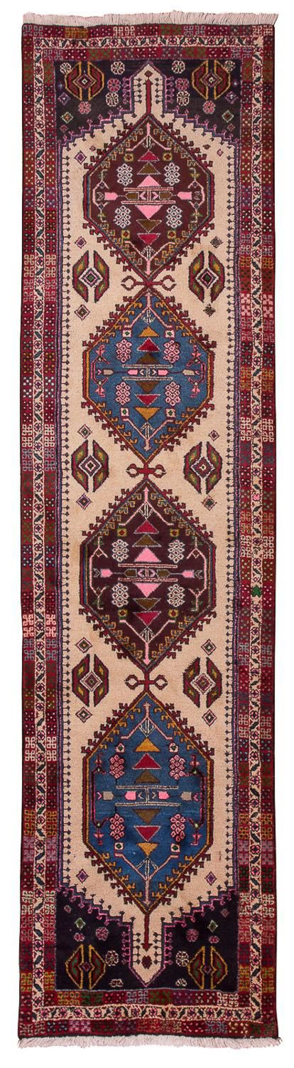 Loper Perzisch Tapijt - Nomadisch - 294 x 76 cm - beige