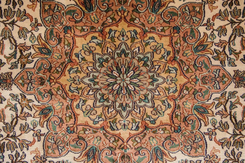 Zijden tapijt - Kashmir Silk - 295 x 173 cm - beige