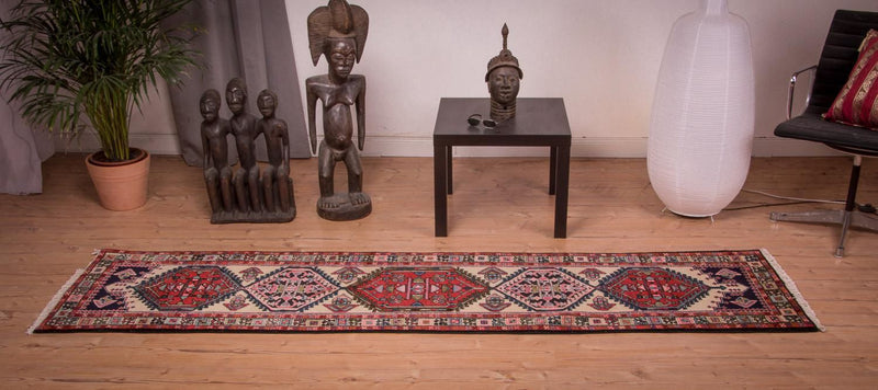 Loper Perzisch Tapijt - Nomadisch - 270 x 70 cm - beige