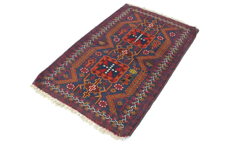 Baluch tapijt - 138 x 84 cm - blauw