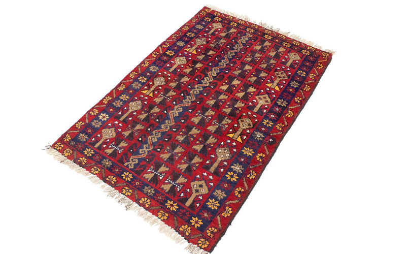 Baluch tapijt - 119 x 77 cm - rood