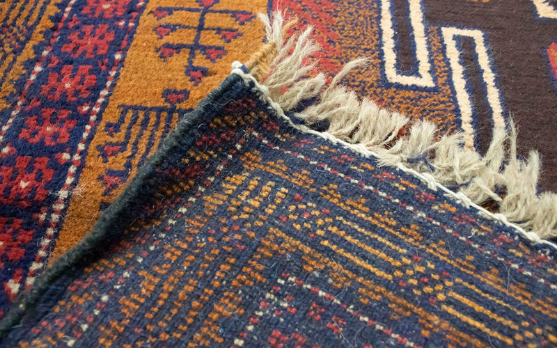 Baluch tapijt - 143 x 82 cm - veelkleurig