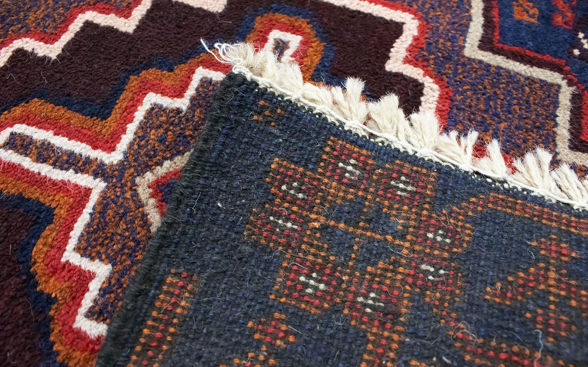 Baluch tapijt - 134 x 79 cm - blauw