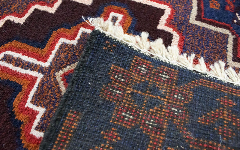 Baluch tapijt - 134 x 79 cm - blauw