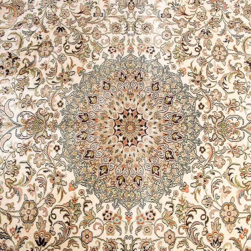 Zijden tapijt - Kashmir Silk - 314 x 213 cm - beige