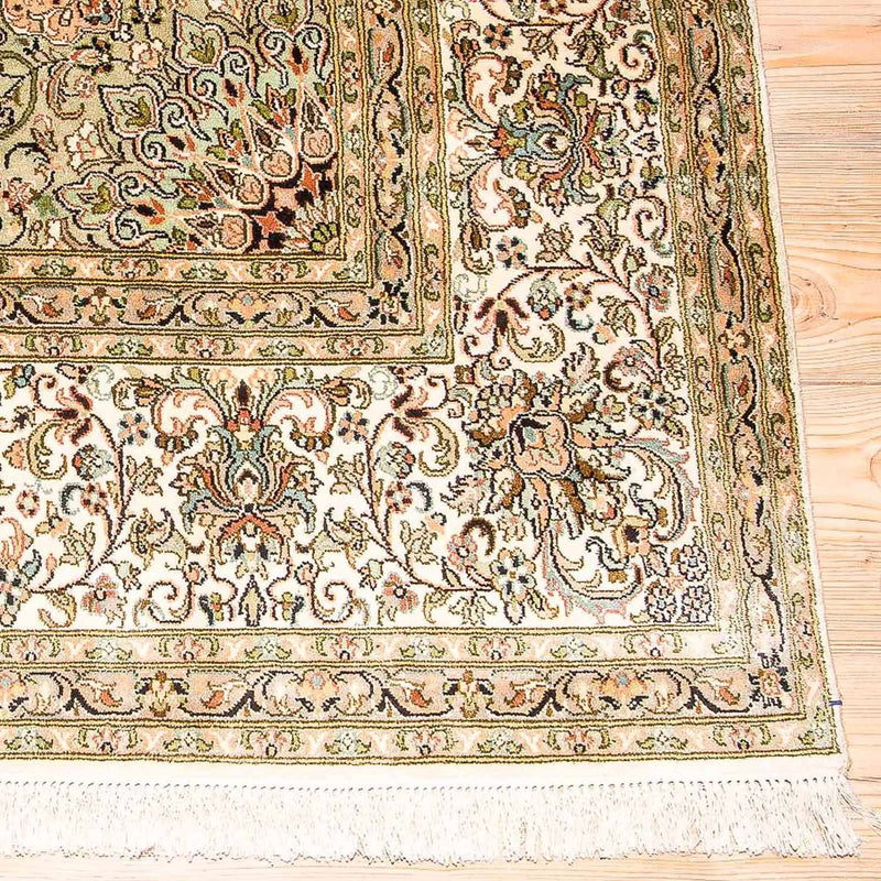 Zijden tapijt - Kashmir Silk - 314 x 213 cm - beige