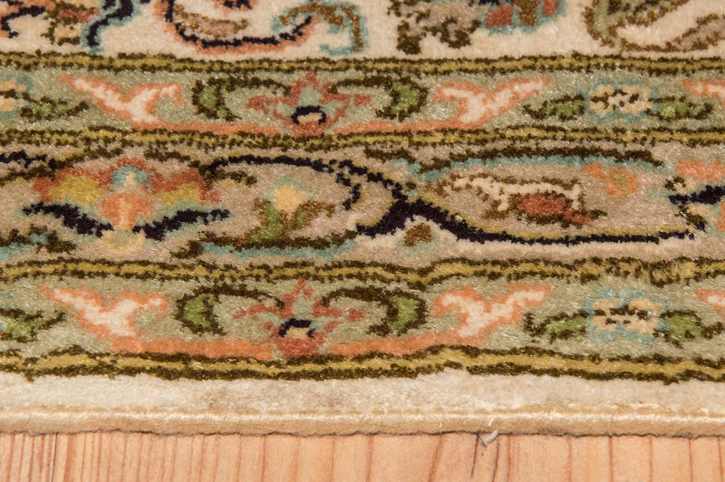 Zijden tapijt - Kashmir Silk - 314 x 213 cm - beige