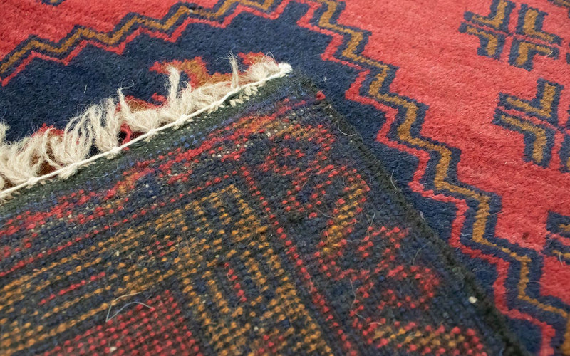 Baluch tapijt - 129 x 74 cm - rood