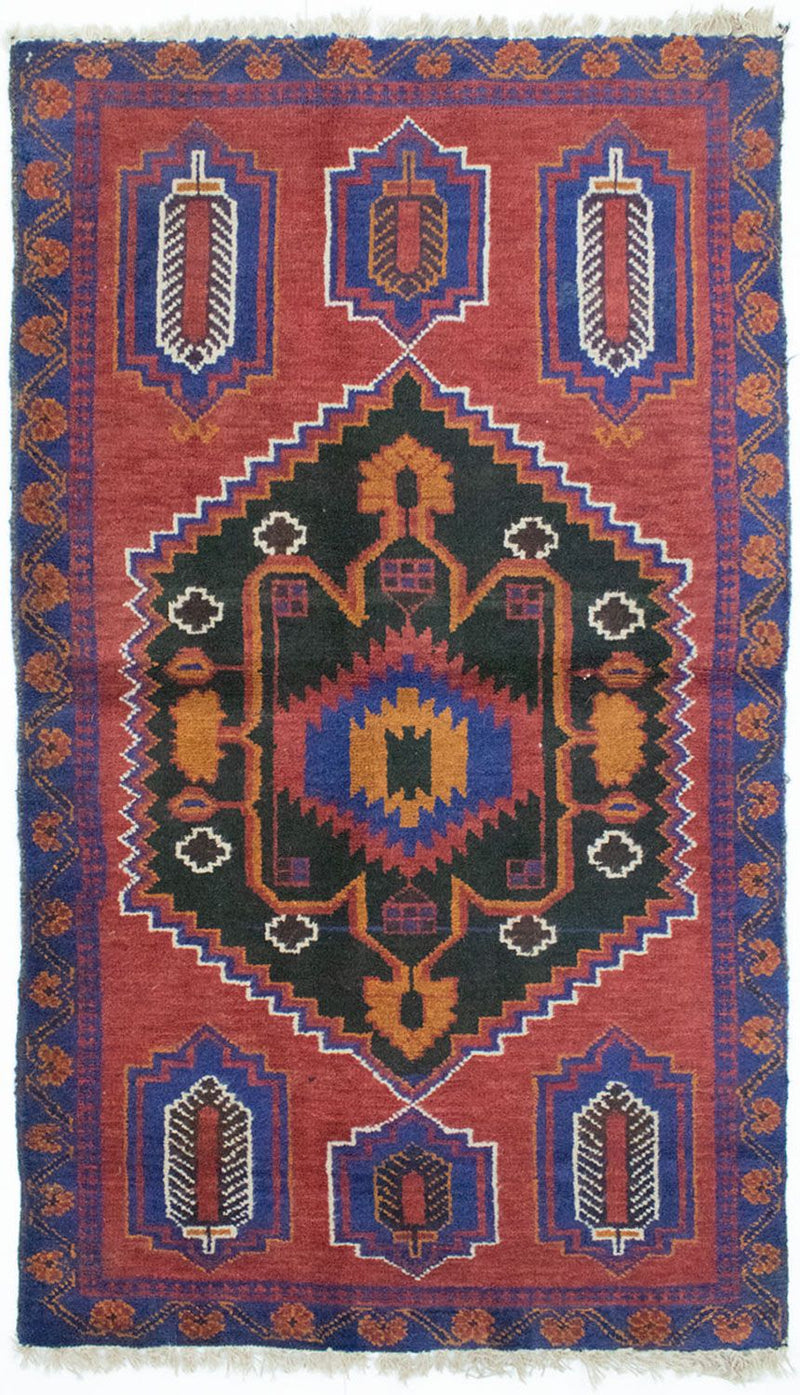 Baluch tapijt - 135 x 81 cm - blauw
