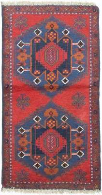 Baluch tapijt - 152 x 85 cm - rood