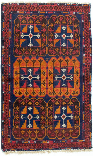 Baluch tapijt - 120 x 73 cm - blauw