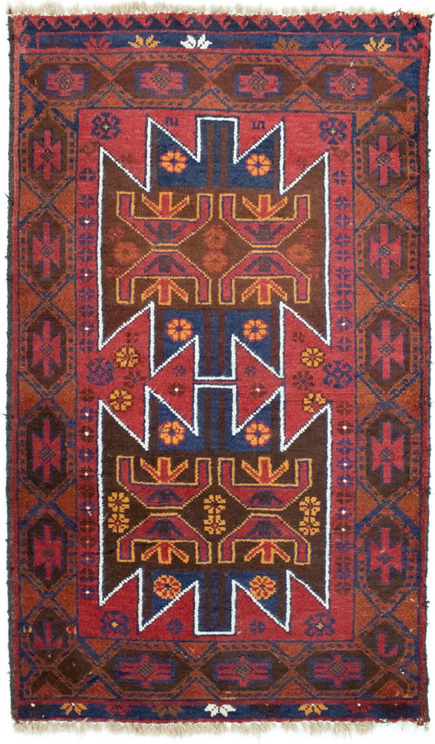 Baluch tapijt - 133 x 79 cm - rood