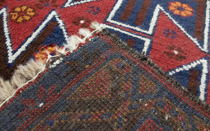 Baluch tapijt - 133 x 79 cm - rood