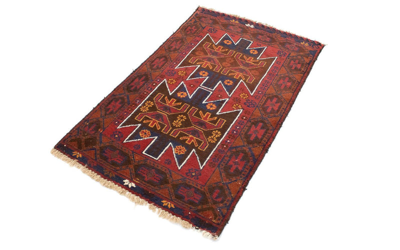 Baluch tapijt - 133 x 79 cm - rood