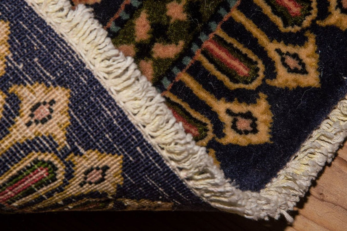 Perzisch tapijt - Keshan - 98 x 70 cm - donkerblauw