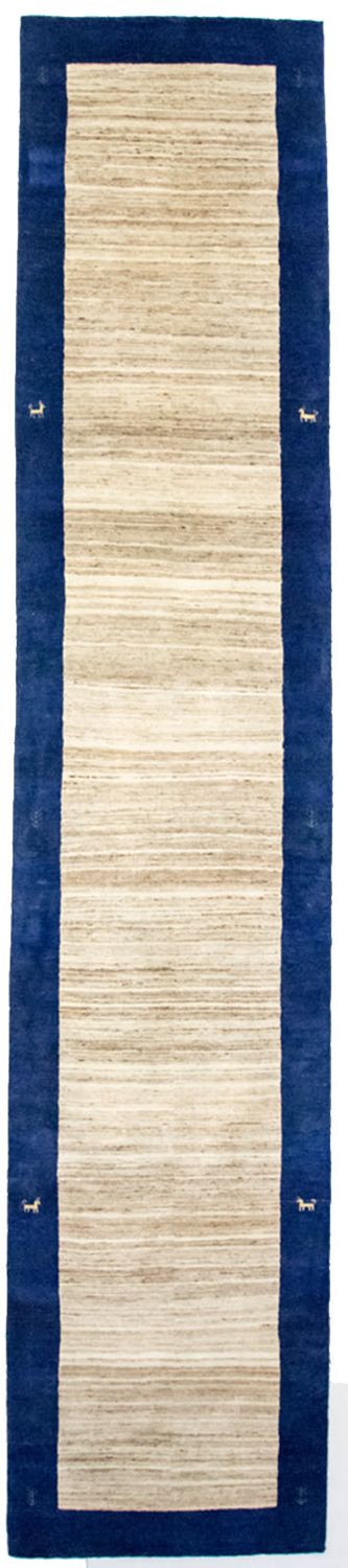 Loper Gabbeh Tapijt - Loribaft Perzisch - 440 x 90 cm - natuur