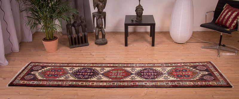 Loper Perzisch Tapijt - Nomadisch - 293 x 72 cm - beige