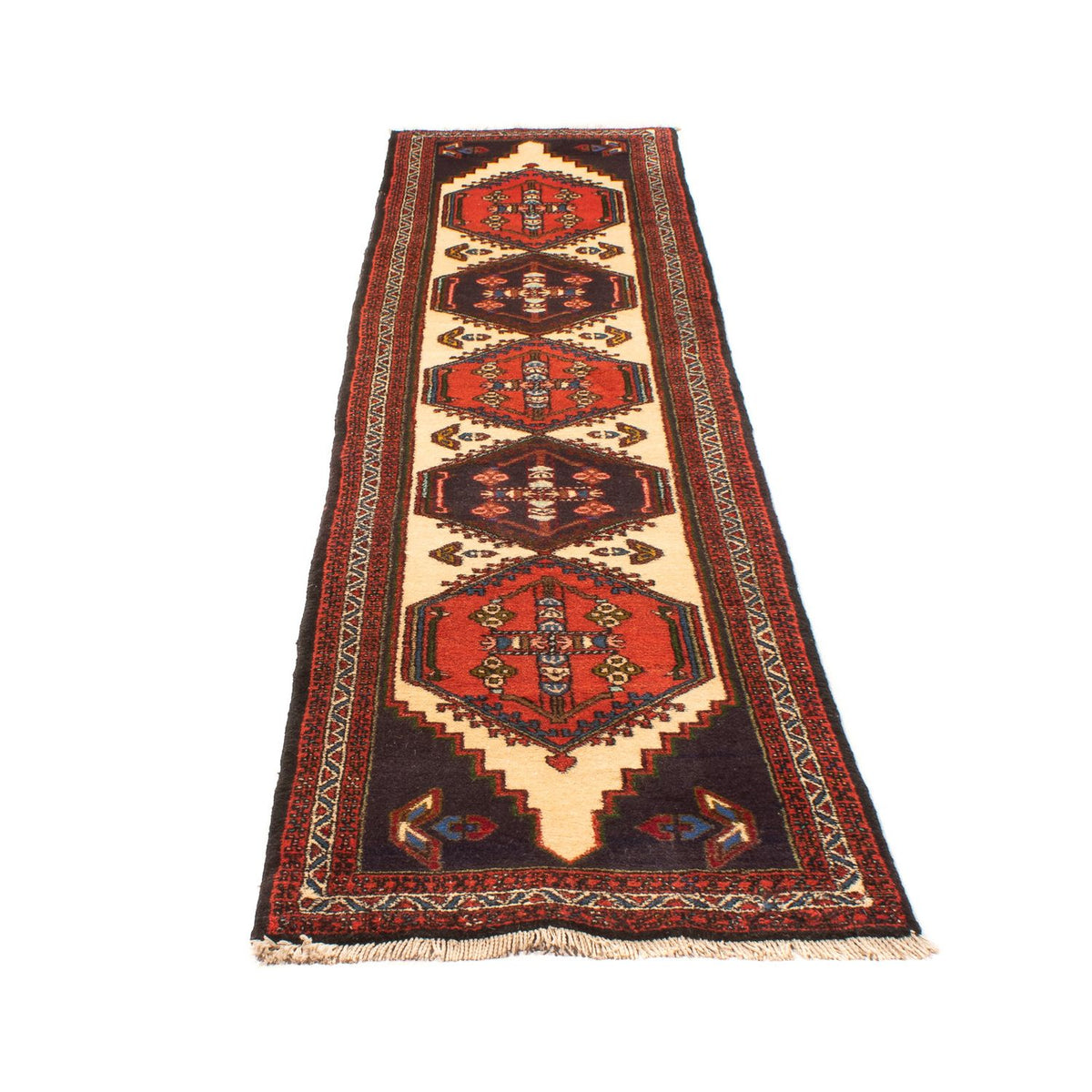 Loper Perzisch Tapijt - Nomadisch - 295 x 68 cm - beige